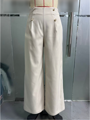 High End Design White Pants