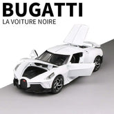 1:32 Bugatti La Voiture Noire Black Dragon Model Car Toys For Children