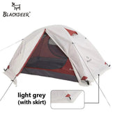 2-3 People Backpacking Tent Outdoor Camping 4 Season Winter Skirt Tent Double Layer Waterproof