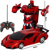 2 in 1 Electric RC Car Transformation Robots Children Toys