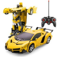 2 in 1 Electric RC Car Transformation Robots Children Toys