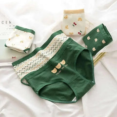 5PCS Cotton Teen Girl Panties