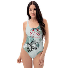 All print One-Piece Swimsuit