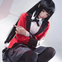 Anime Kakegurui Jabami Yumeko Cosplay Costume Uniform Suits