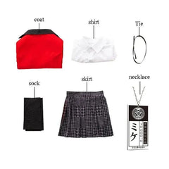 Anime Kakegurui Jabami Yumeko Cosplay Costume Uniform Suits