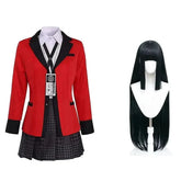 Anime Kakegurui Jabami Yumeko Cosplay Costume Uniform Suits