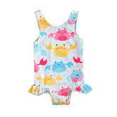 Baby Swimwear Little Girls One-piece Swimsuit for Beach