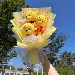 Cartoon Handmade Flower Bouquet Toys for Gifts