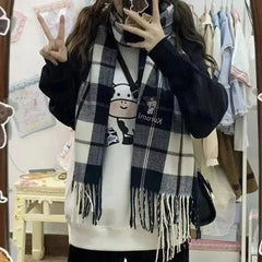 Cartoon Warm Winter Scarf for Gift