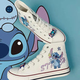 Cute Cartoon Little Monster Pattern Canvas Shoes