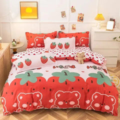 Cute Style Double Bed Sheet Set