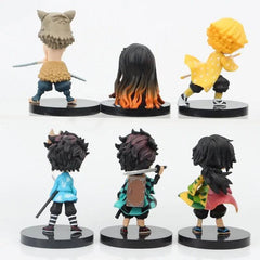 Demon Slayer Figure 6pcs Set 7.5cm Anime Figure