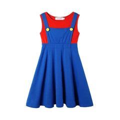 Girls Princess Style Summer Dress