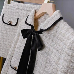 High Quality Small Fragrance Tweed Suit For Women
