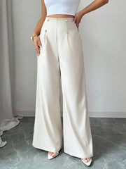 High End Design White Pants