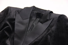 Autumn Velvet Women Ostrich Feather Jacket