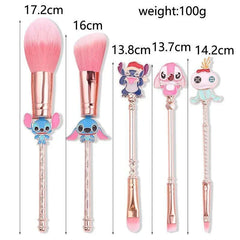 Cartoons Makeup Brush Holder 5 Pcs/set
