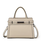 Genuine leather women's simple tote bag