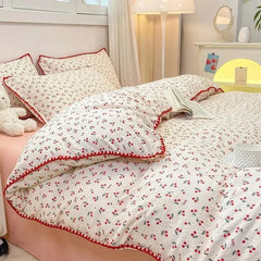 Girls Soft Washed Cotton Bedding Set
