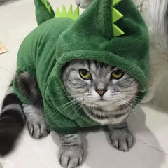 Cartoon Winter Warm Pet Jumpsuit