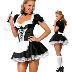 French Maid Cosplay Costume Dress