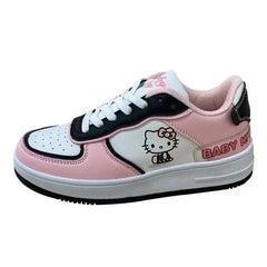 Cute Pink Sneakers Soft Girl Skateboard Shoes