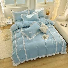 Fashionable Princess Style Lace Bedding Sets