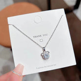 Fashionable Inlay Rhinestones Pendant Necklace for gift
