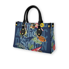 Fashionable Designed Women's Tote Bag With Black Handle