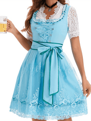 German Munich Oktoberfest Women's Printed Beer Dress