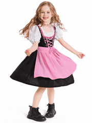 Children's beer festival skirts multi-color costumes dress