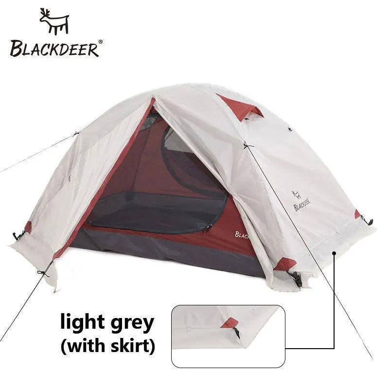 2-3 People Backpacking Tent Outdoor Camping 4 Season Winter Skirt Tent Double Layer Waterproof