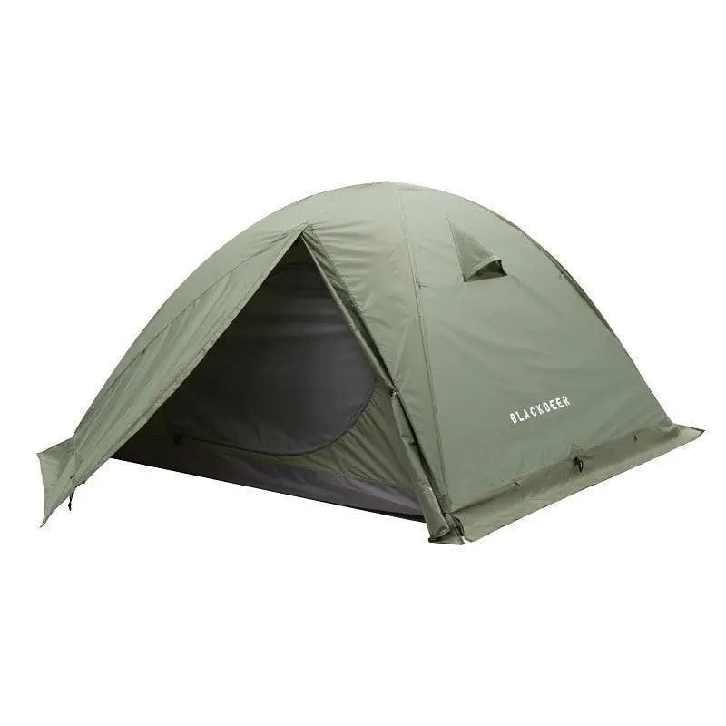 2-3 People Backpacking Tent Outdoor Camping 4 Season Winter Skirt Tent Double Layer Waterproof