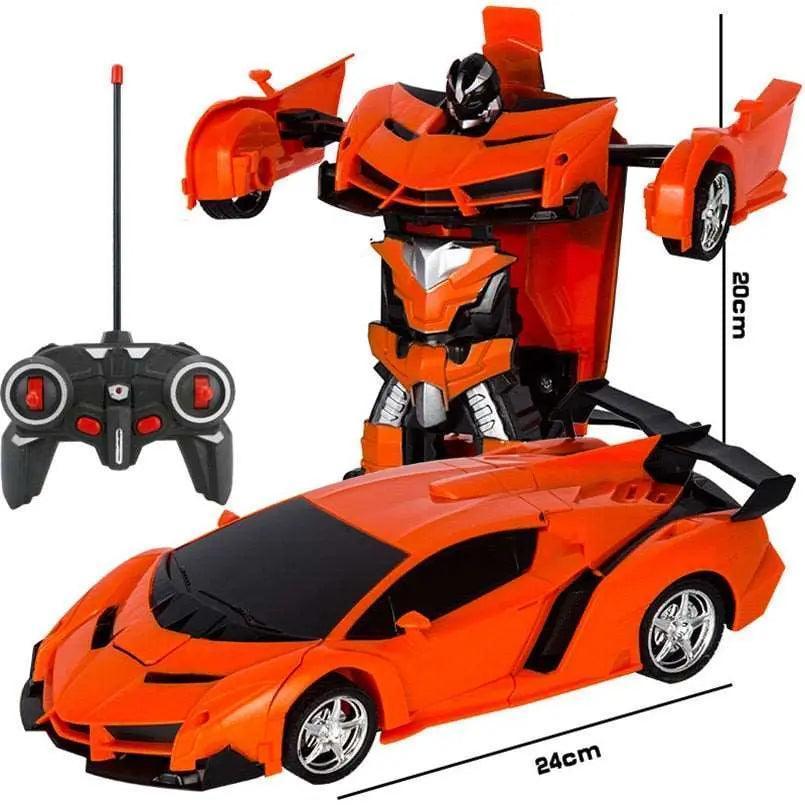 2 in 1 Electric RC Car Transformation Robots Children Toys