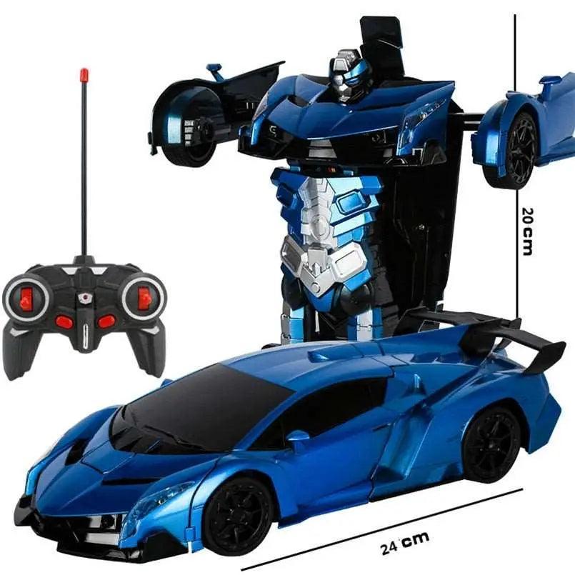 2 in 1 Electric RC Car Transformation Robots Children Toys