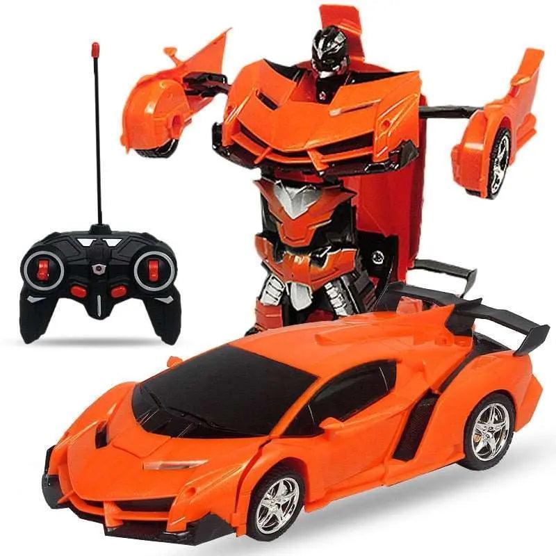 2 in 1 Electric RC Car Transformation Robots Children Toys