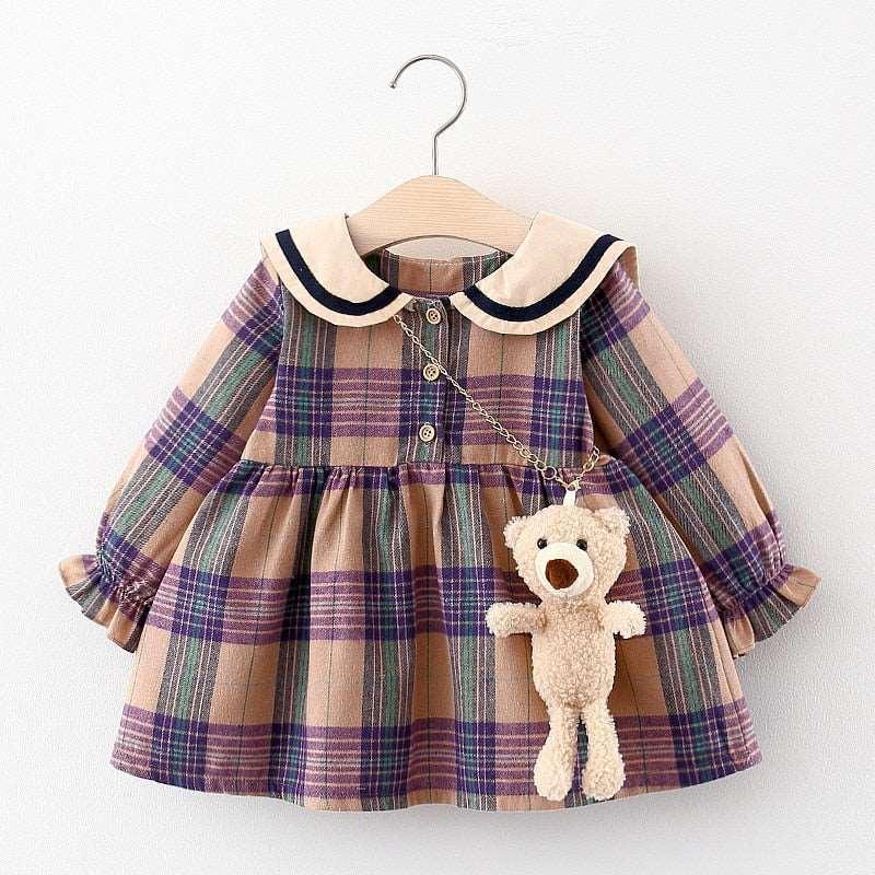 2022 Fall Newborn Baby Girl Dress Clothes