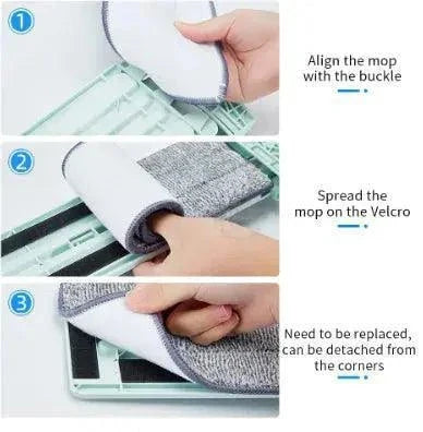 360 Hands-Free Microfiber Floor Mop