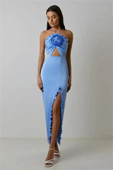 3D Flower Formal Evening Dress