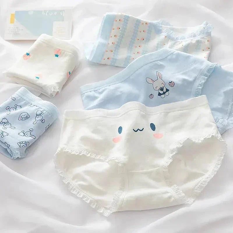 5PCS Cotton Teen Girl Panties
