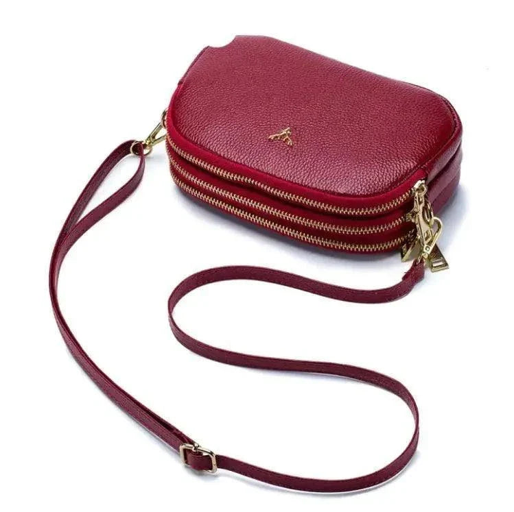 Chic Leather Mini Sling Bag