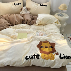Cartoon's Trendy Autumn And Winter Bedding Set