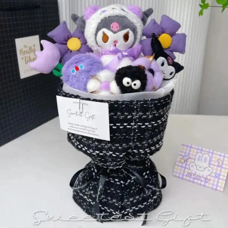 Anime Flower Bouquet Cartoon Doll Toys Gift