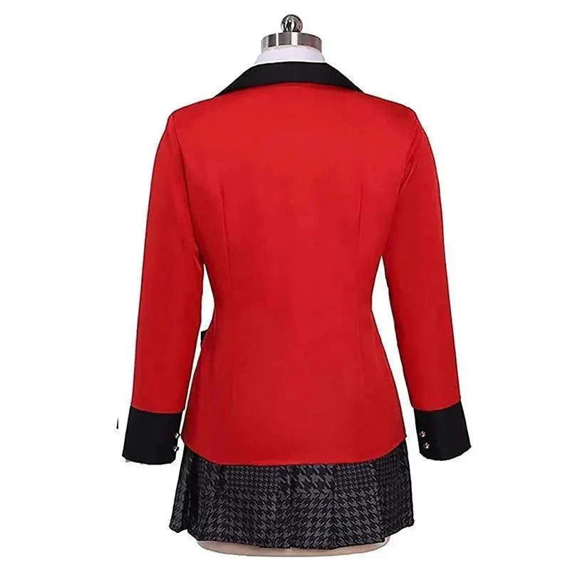 Anime Kakegurui Jabami Yumeko Cosplay Costume Uniform Suits