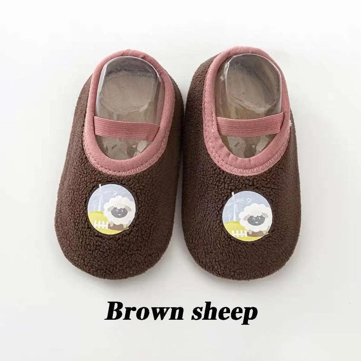 Baby Anti-slip Socks with Rubber Sole for Children