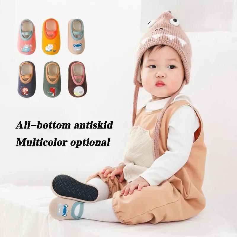 Baby Anti-slip Socks with Rubber Sole for Children