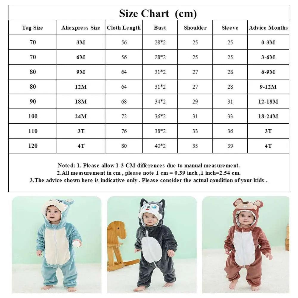 Baby Rompers Winter Costume Jacket For Girls Boys