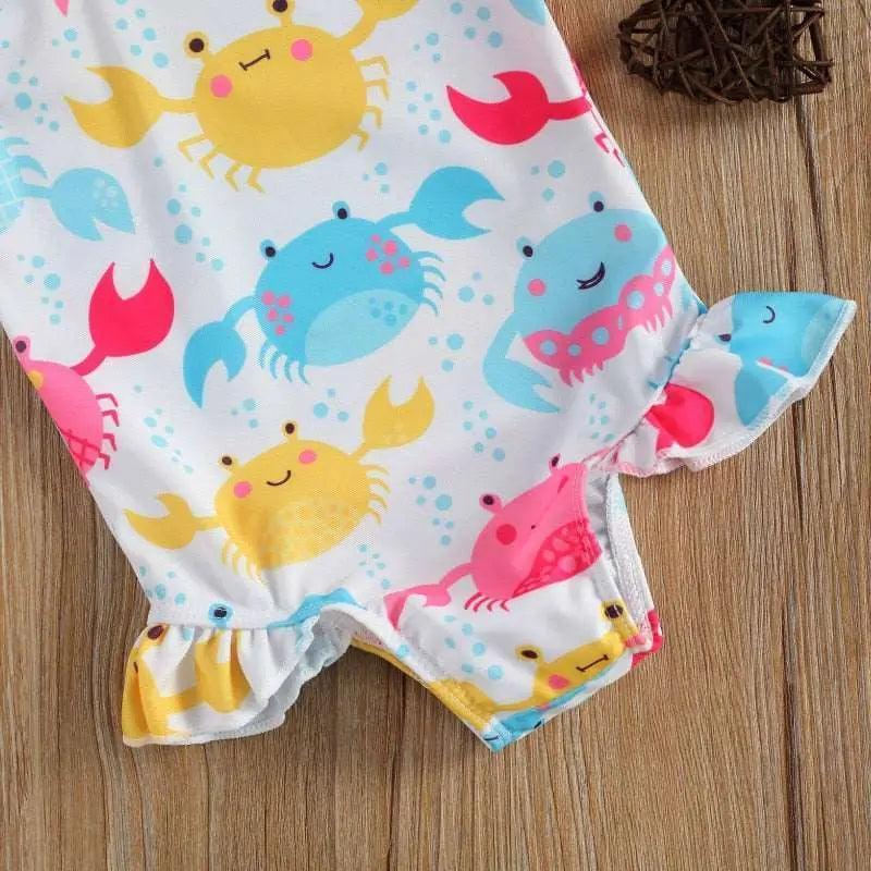 Baby Swimwear Little Girls One-piece Swimsuit for Beach
