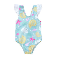 Baby Swimwear Little Girls One-piece Swimsuit for Beach