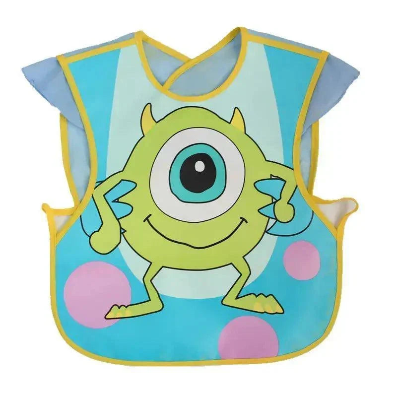 Baby Waterproof Cloth Feeding with Pocket Child Apron Smock